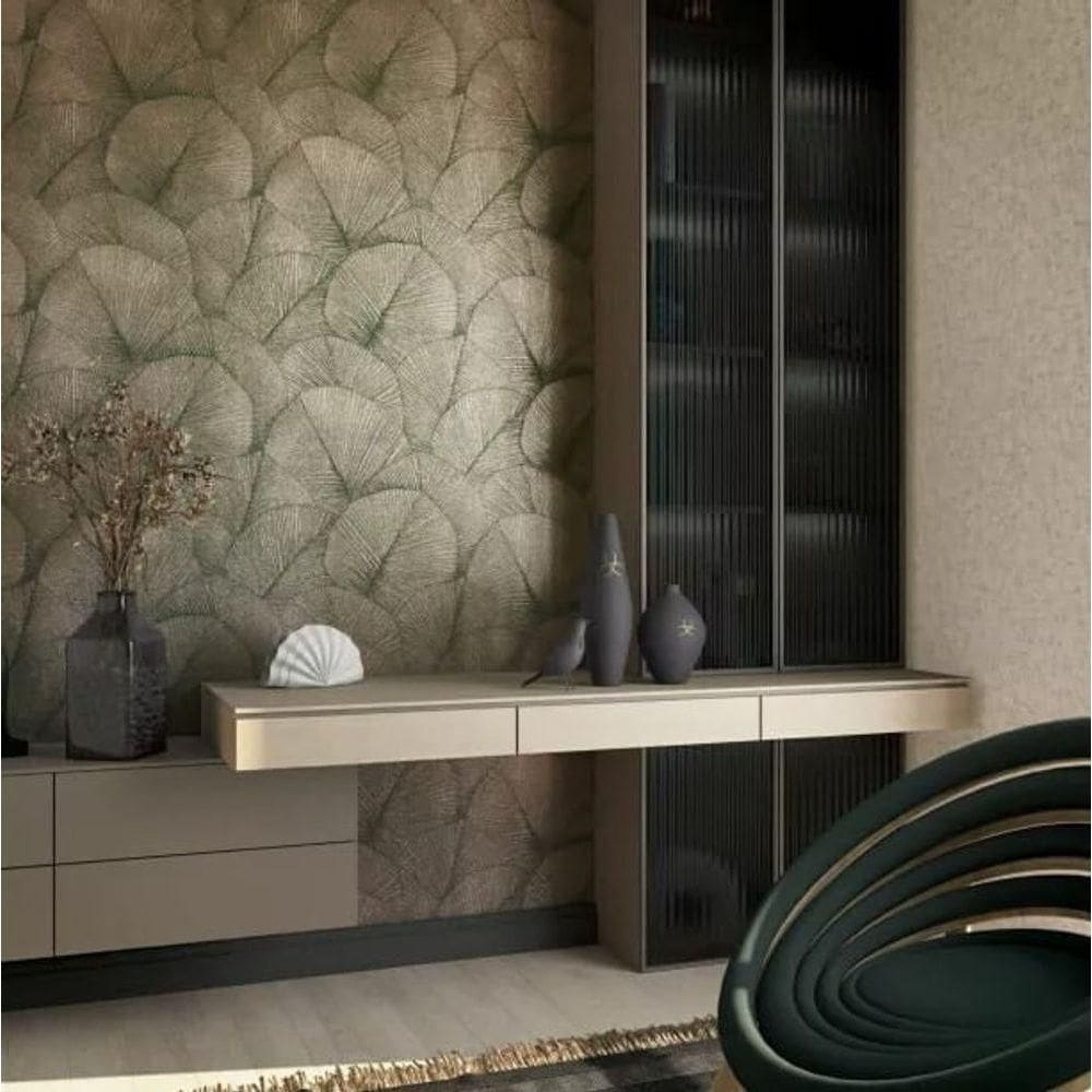 Papel De Parede Sheilas Folhagem Verde 34513