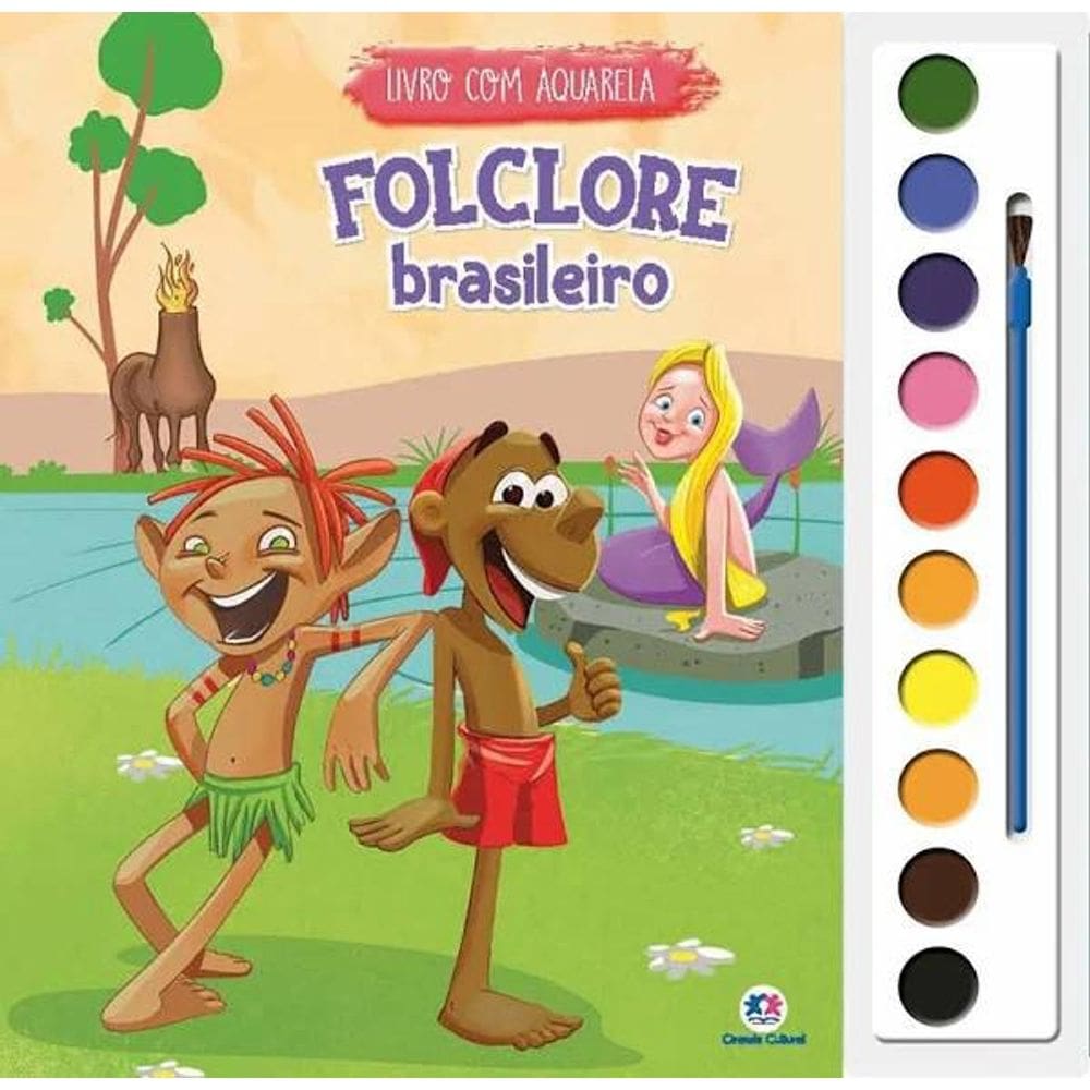 Livro Aquarela - Folclore Brasileiro