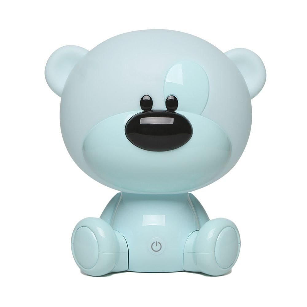 Luminária De Mesa Infantil Taschibra Led Abajur Ursinho Pipo 3w Usb Luz Quente 3000k