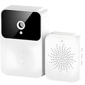 Campainha C/ Câmera Wifi S Fio Inteligente Interfone C áudio