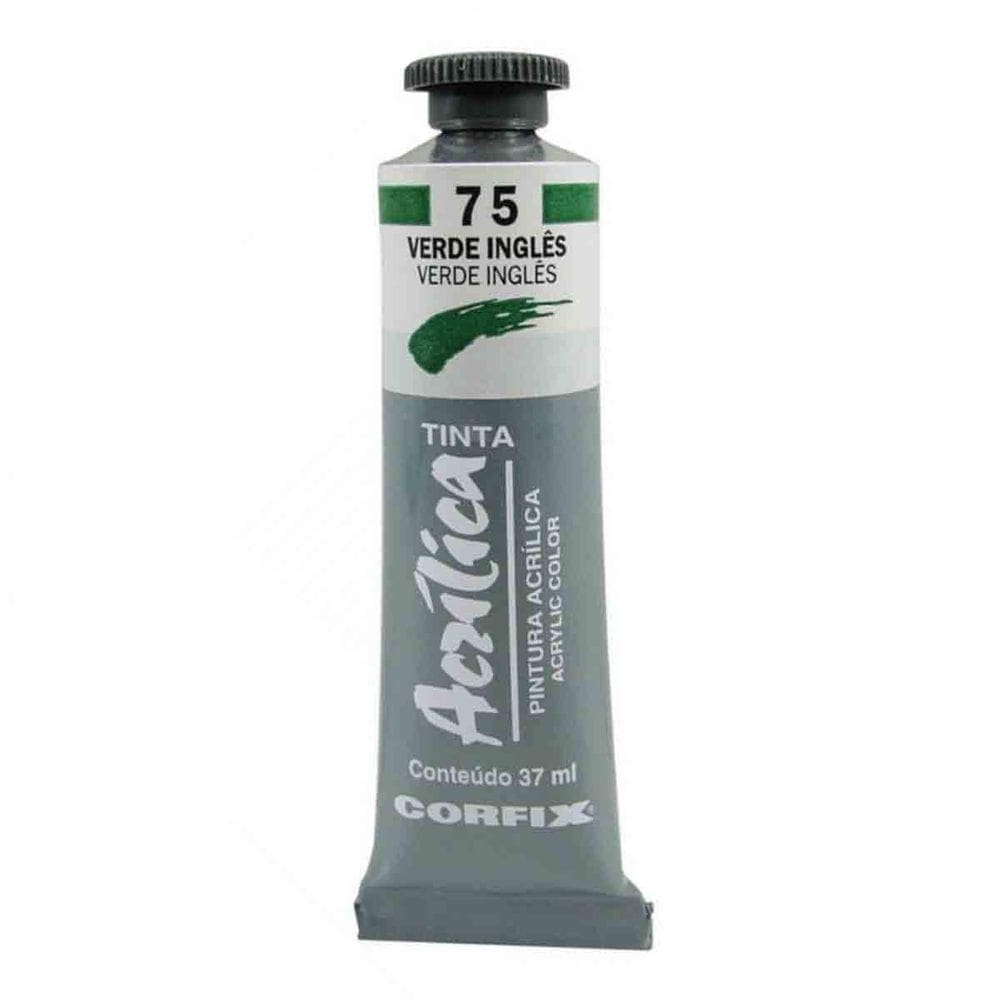 Tinta Acrílica Corfix 75 Verde Ingles 37Ml