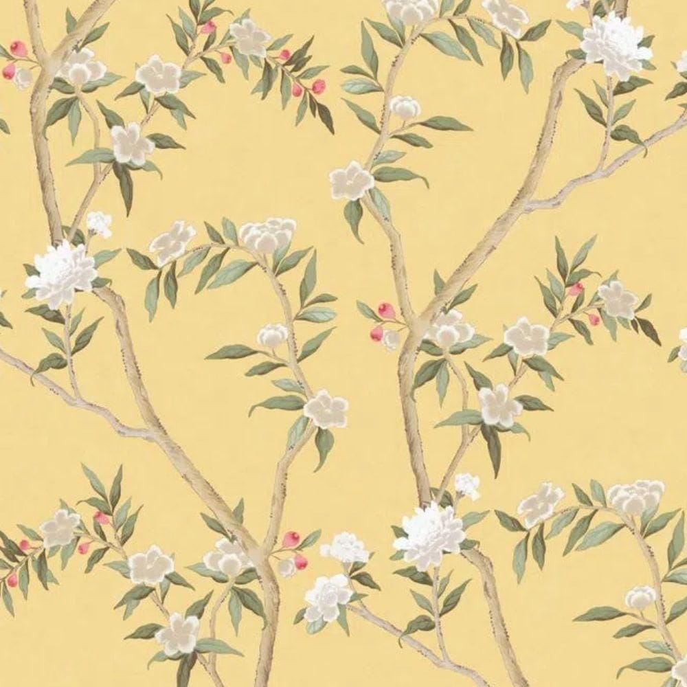 Papel De Parede Hana Floral Amarelo 1900-3