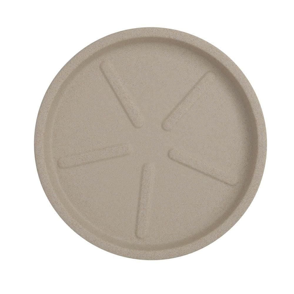 Prato De Vaso Redondo 36 X 3 Cm Cor 11 - Granito Areia