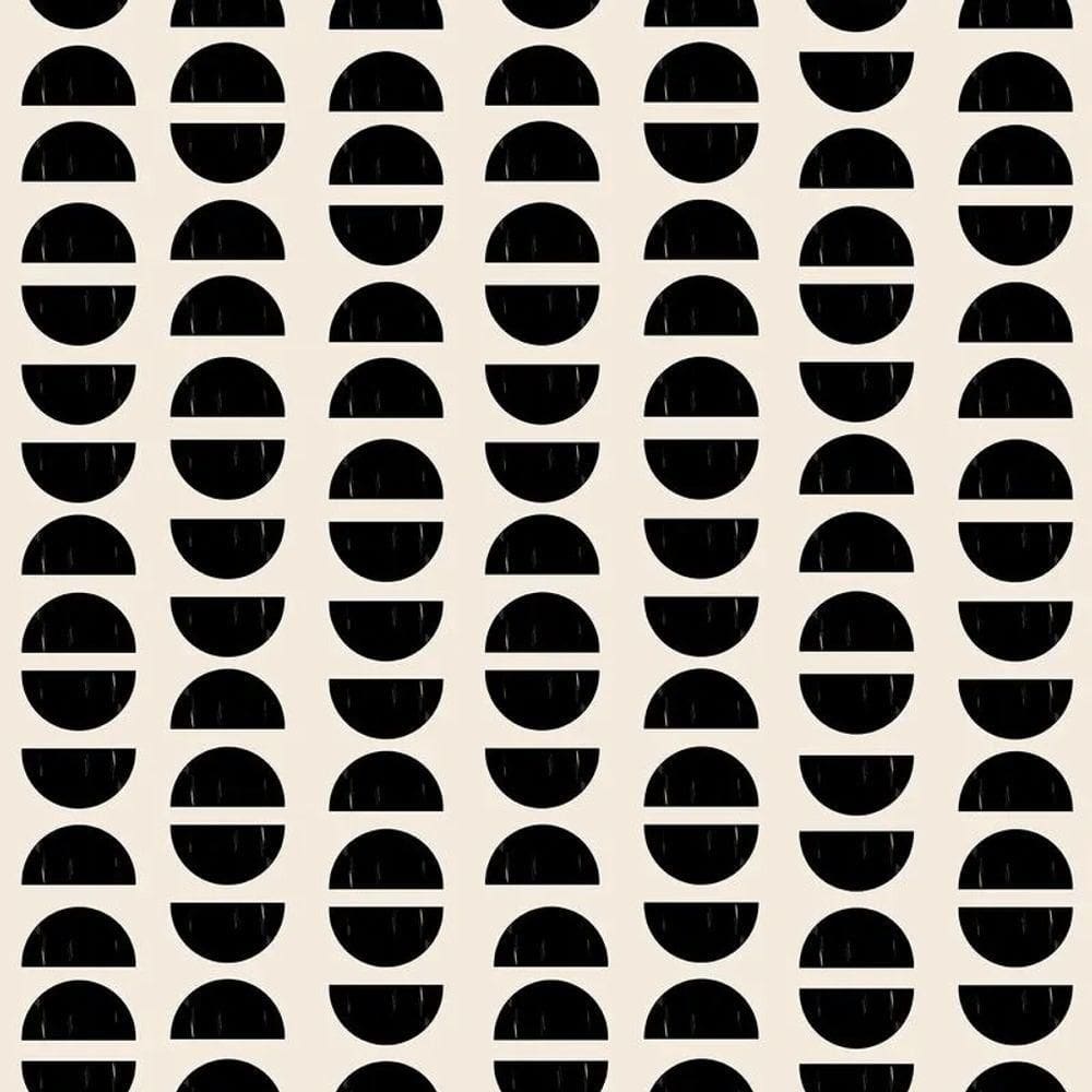 Papel De Parede Revoada Café Preto E Branco 4461