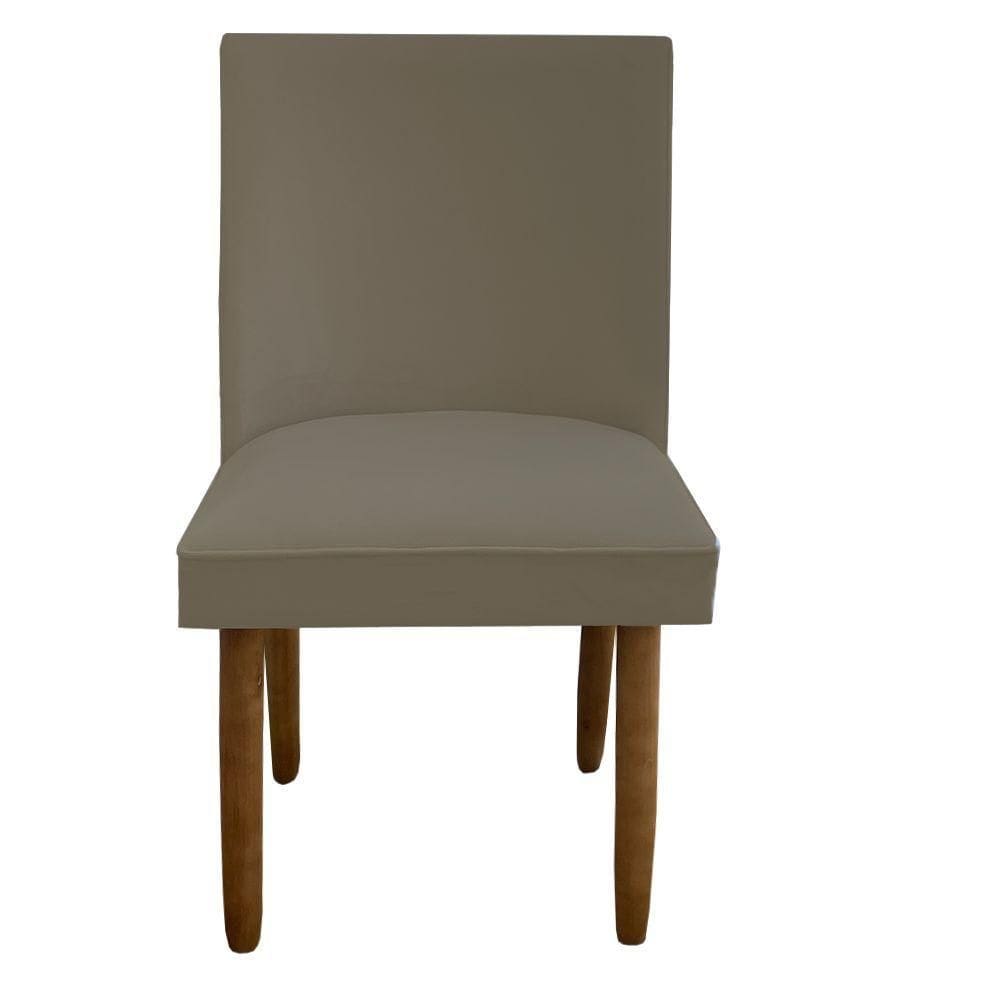 Cadeira Para Sala De Jantar Tóquio Pés Palito Suede Marrom Rato D`classe Decor