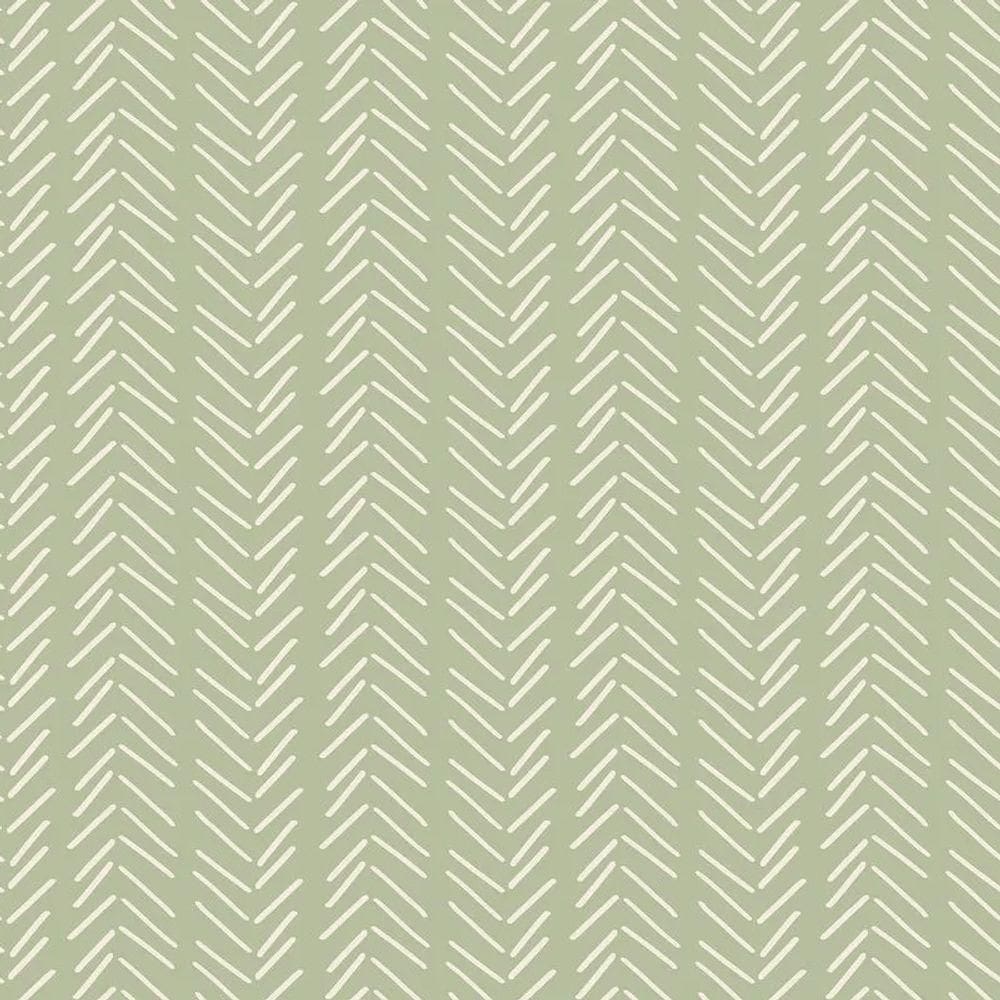 Papel De Parede Revoada Franjinha Oliva 4448