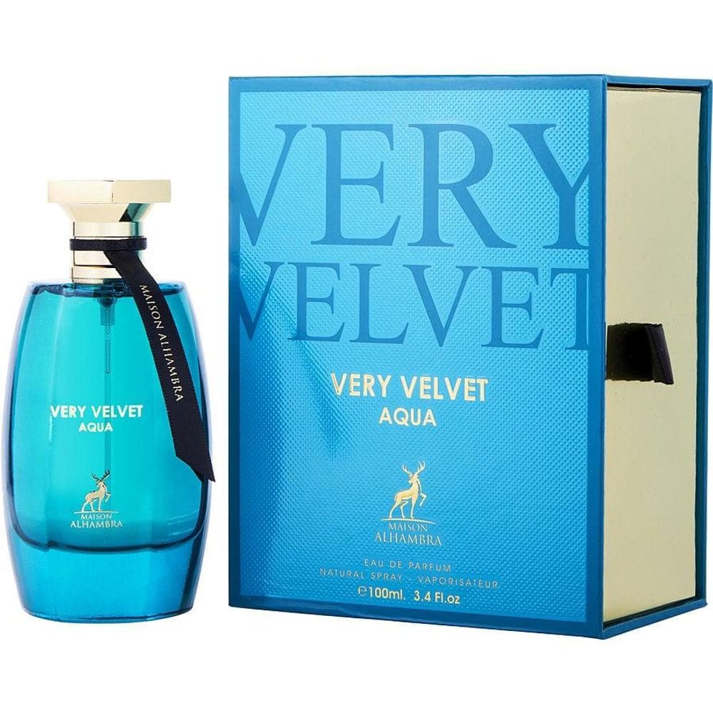 Perfume Feminino Maison Alhambra Very Velvet Aqua Eau De Parfum Spray 100 Ml