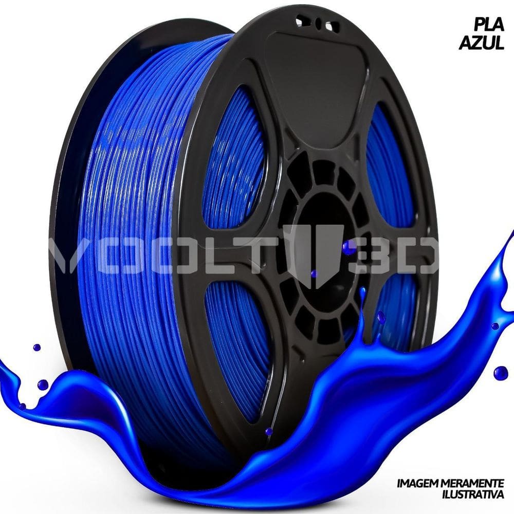 Filamento Impressão 3D Voolt Pla Azul 1Kg