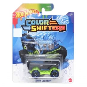 Carrinho Hot Wheels Muda De Cor Color Shifters Mattel 1/64 Dairy Delivery