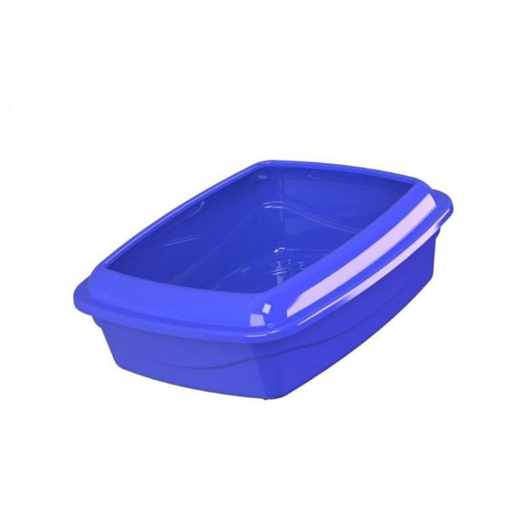 Bandeja Alta Com Borda Pet Injet - Azul