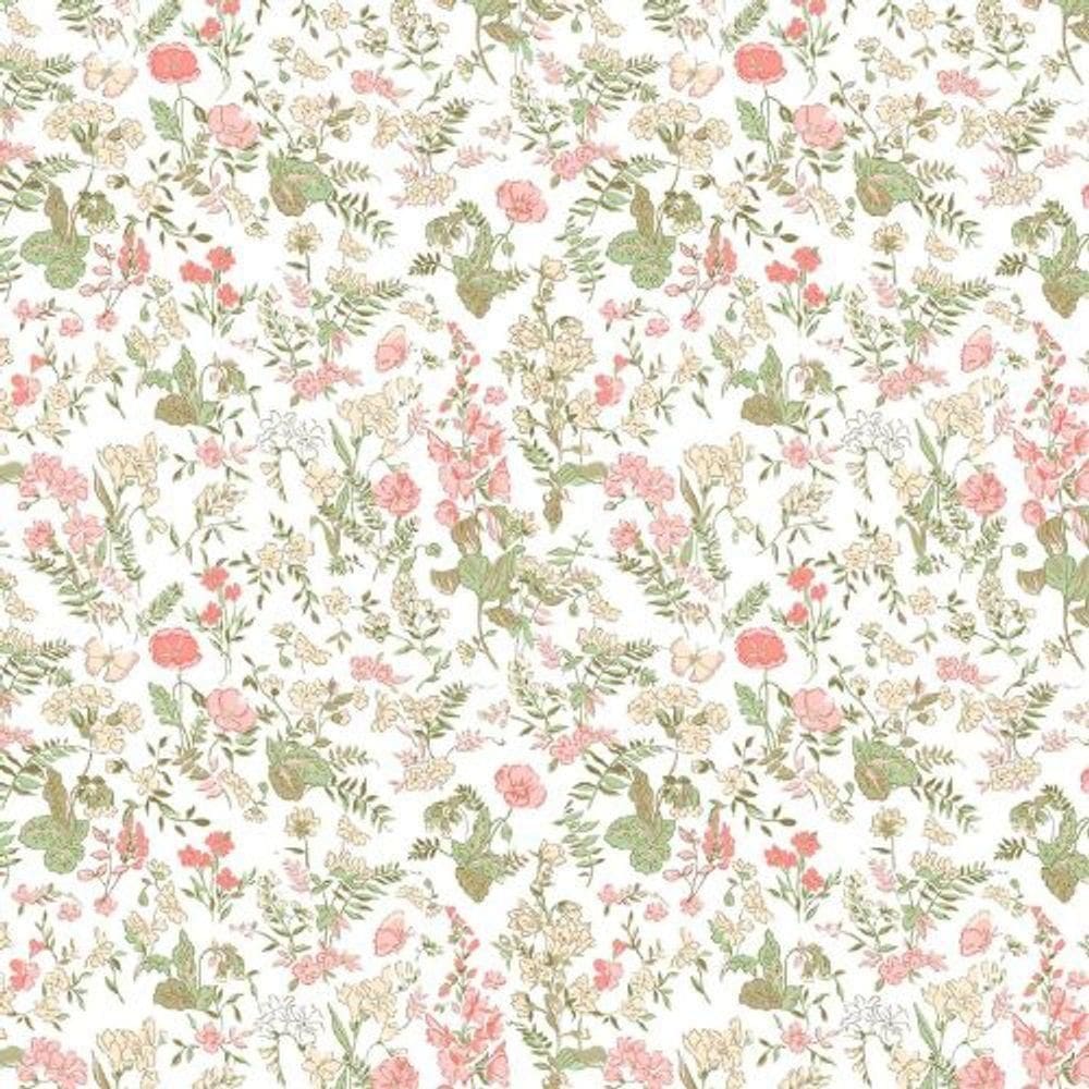 Papel De Parede Tartine Et Chocolat 4 Floral Rosa 36230203tc