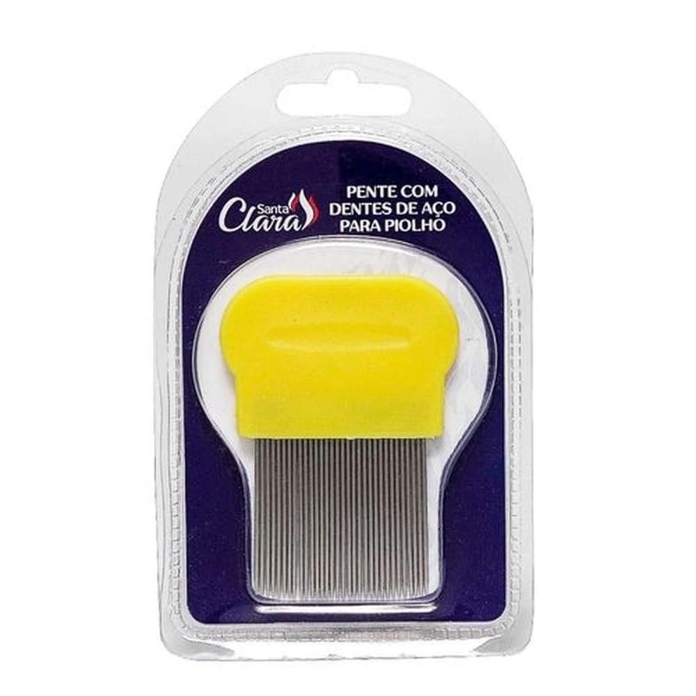 Pente Com Dentes De Aço Para Piolho Santa Clara 2468