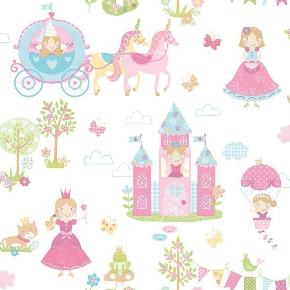Papel De Parede Conto De Fadas - G78372 Colorido Tiny Tots 2 - G78372