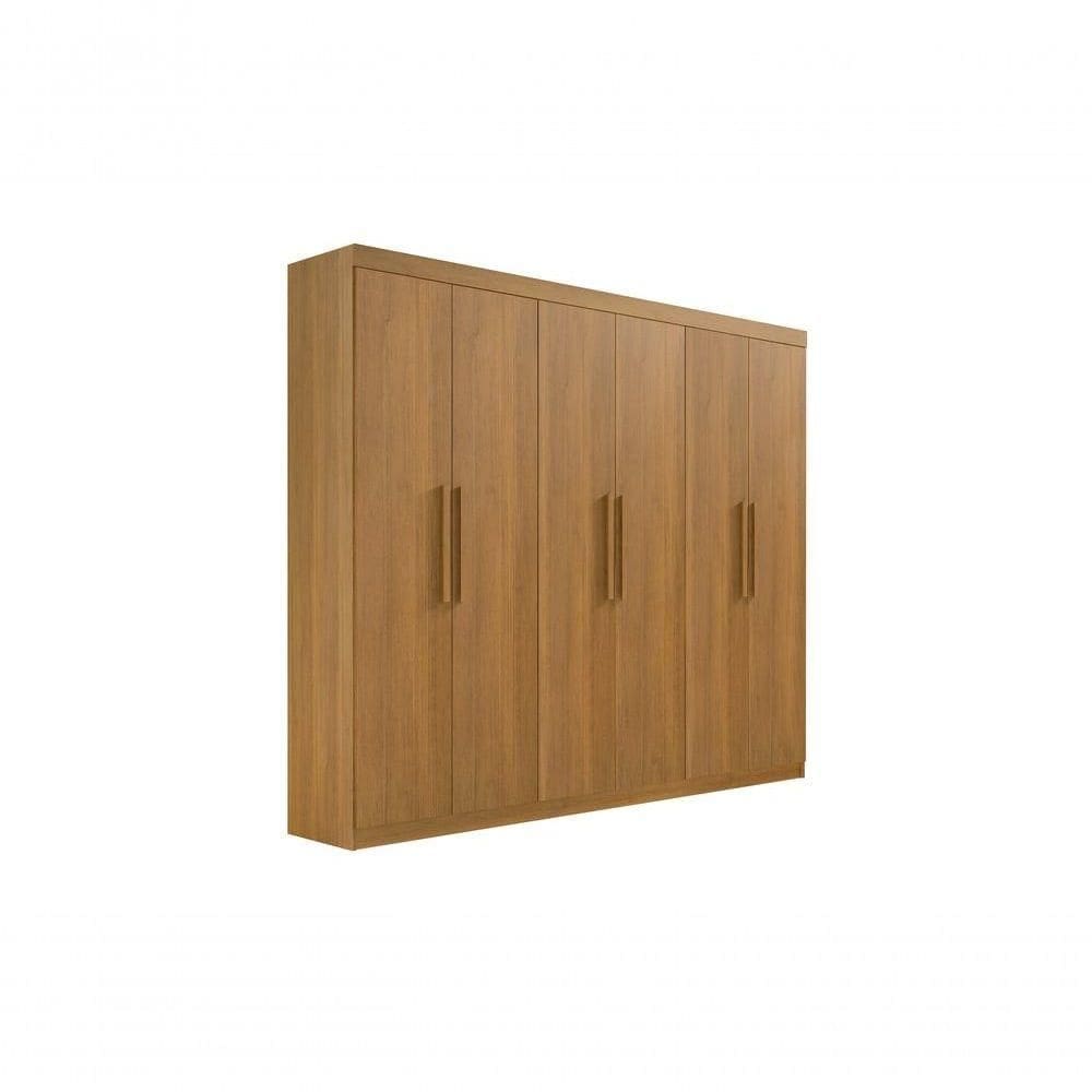 Guarda Roupa Casal 6 Portas Leblon Com Pés D` Doro Cinamomo
