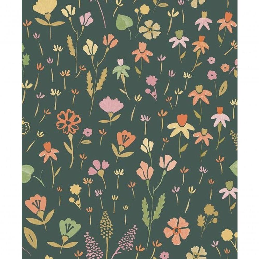 Papel De Parede Maison Floral Colorido Mn3513