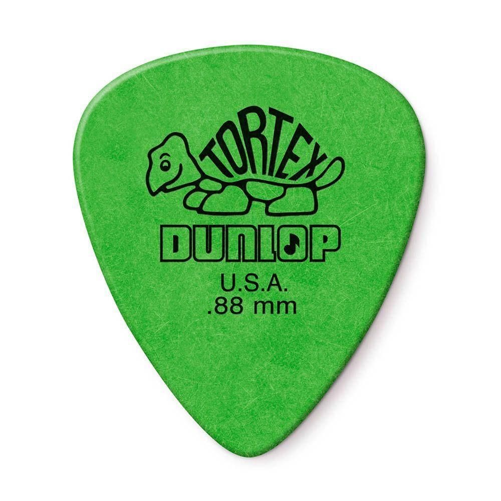 Palheta Dunlop Tortex 418p.88 Verde 0.88 Mm - Pl0054u