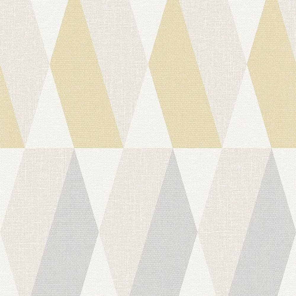 Papel De Parede Opus Textile Hexagon Sn3412 - Rolo 10m X 0,53m