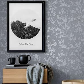 Papel De Parede Ivy Floral Off White 6812-20