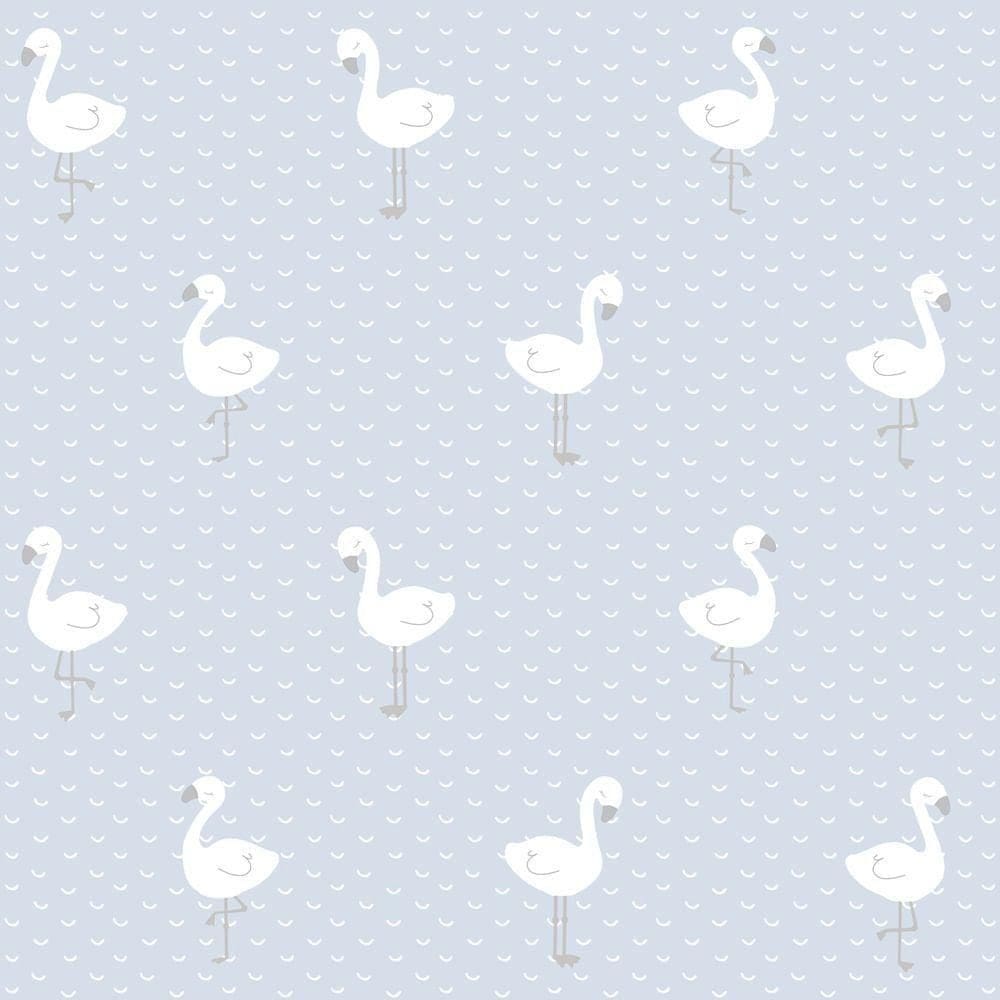 Papel De Parede Sweet Dreams Flamingos Nd21122 Tam. 4m²