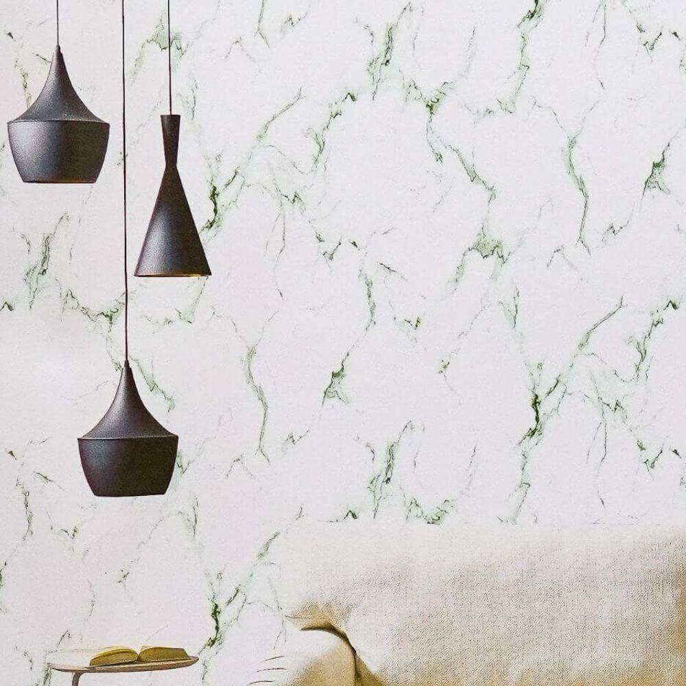 Papel De Parede Nature Pedra Verde Tonu5002
