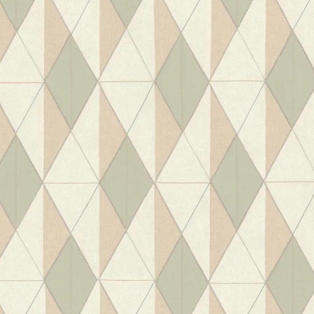 Papel De Parede Tissé Geométrico Verde 25402