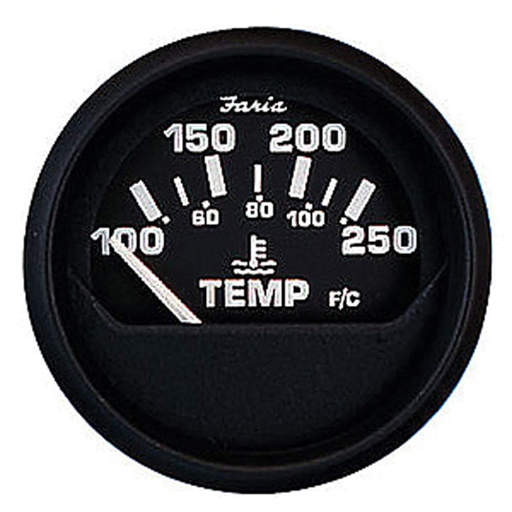 Medidor de temperatura da água Faria Euro Black 2 (38-121°C)