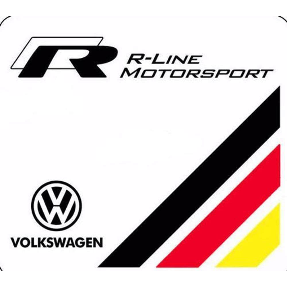 Adesivo Volkswagen R-Line Motorsport Resinado Res16