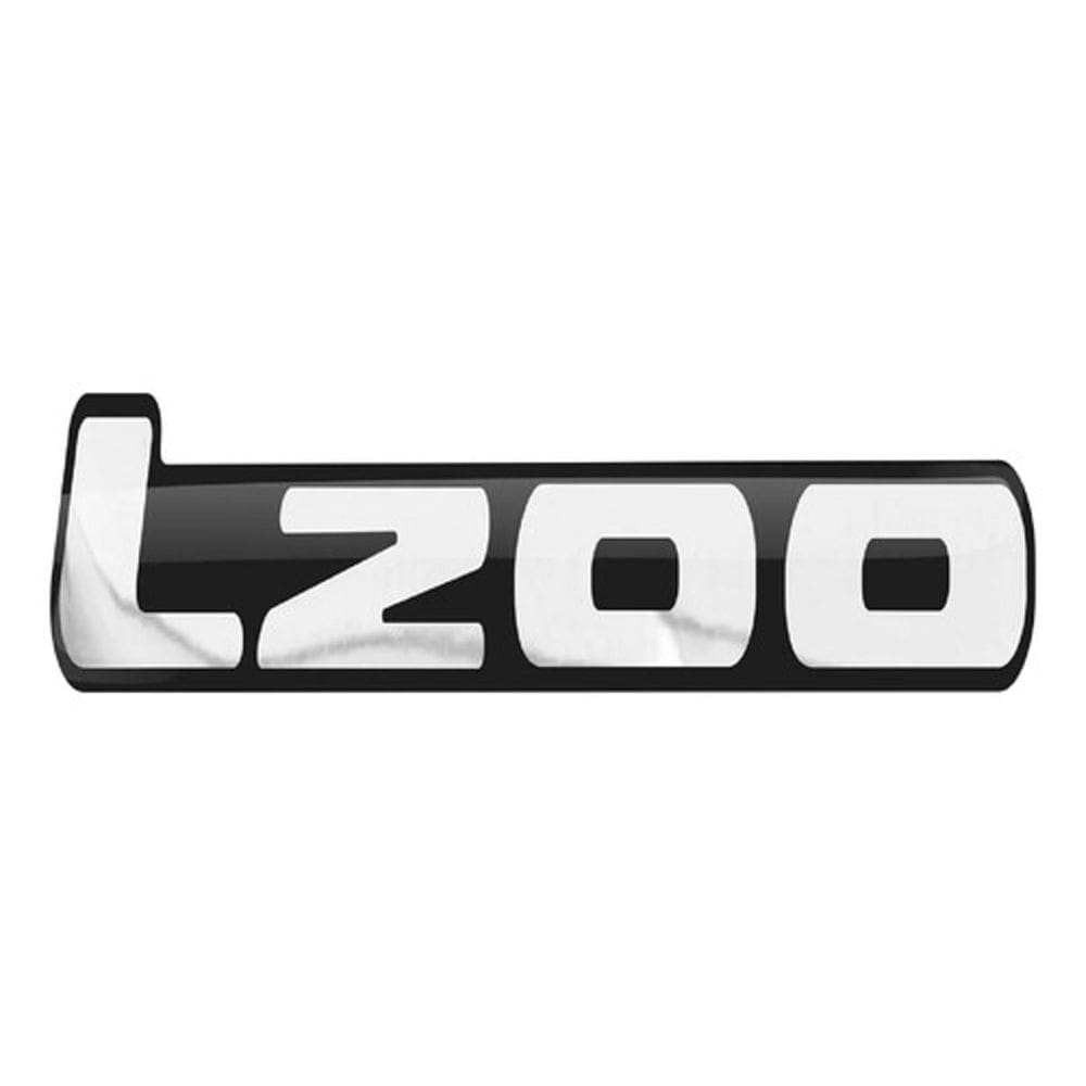 Emblema Adesivo Resinado Mitsubishi L200 L200R Fk