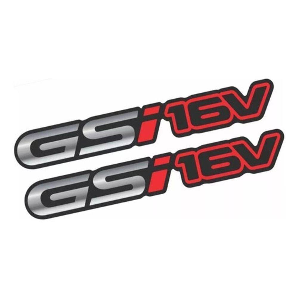 Par Adesivos Chevrolet Corsa Gsi16V Gsi 16V Resinado Crgsi02