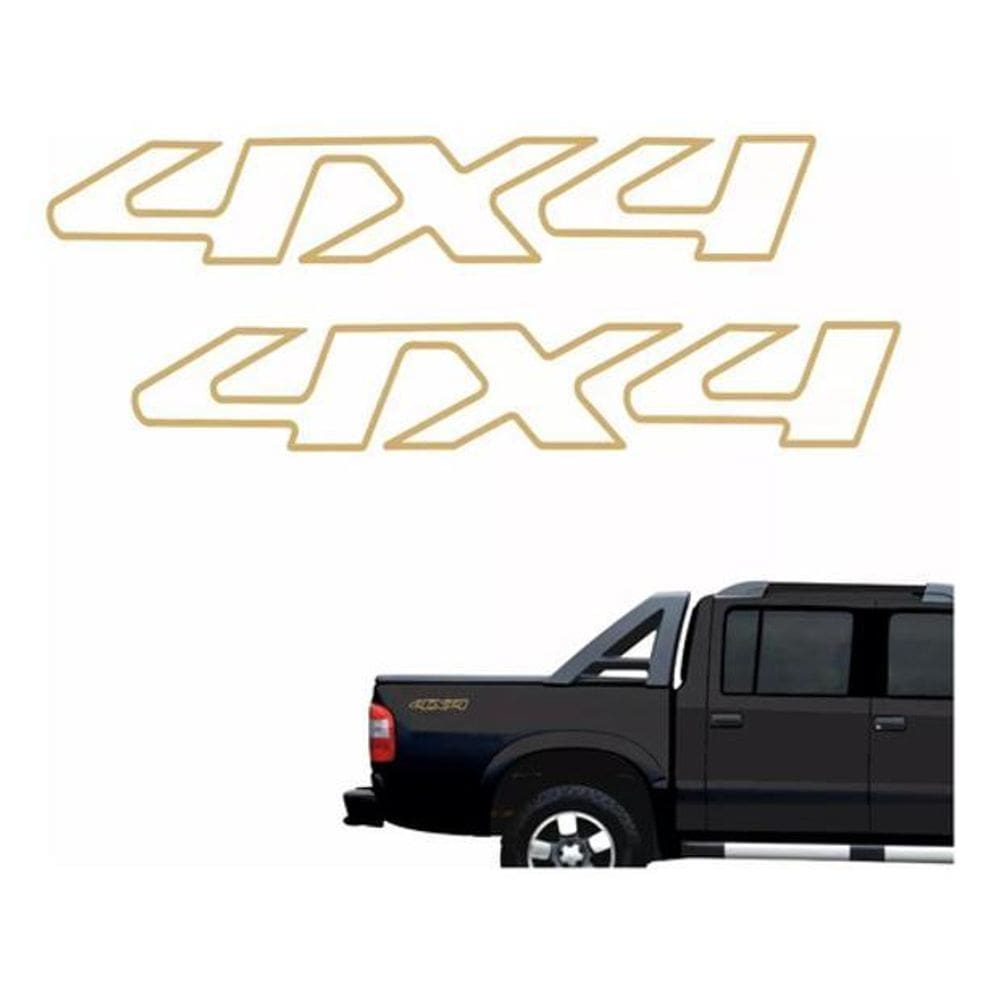 Emblema Adesivo Resinado Chevrolet 4X4 S10 2007 S10R60