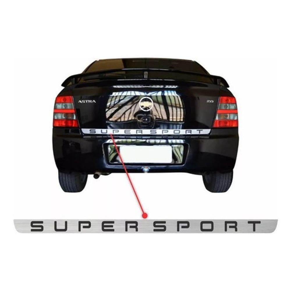 Adesivo Faixa Traseira Astra Ss Super Sport Emblema R547