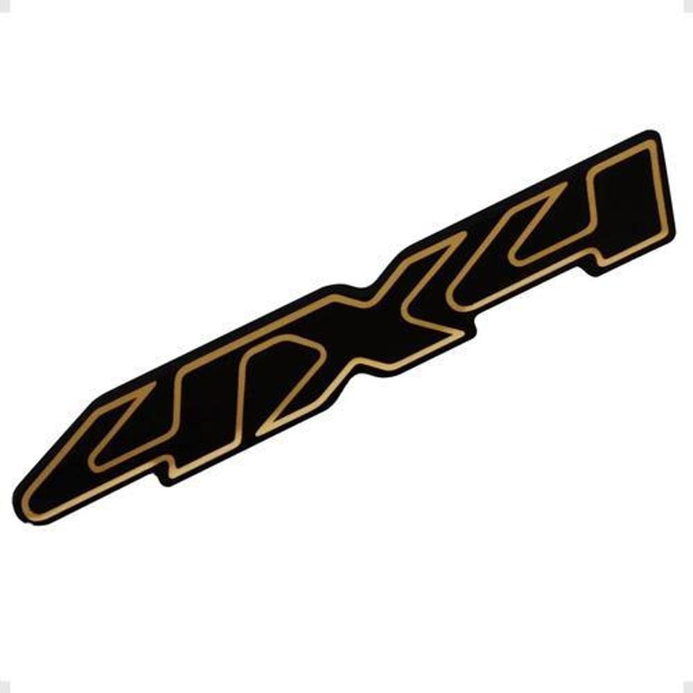 Emblema Adesivo 4X4 Blazer S10 Ouro Resinado Bar008