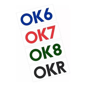 Adesivo Interno Parabrisa Qualidade Selo Ok Volkswagen Ok
