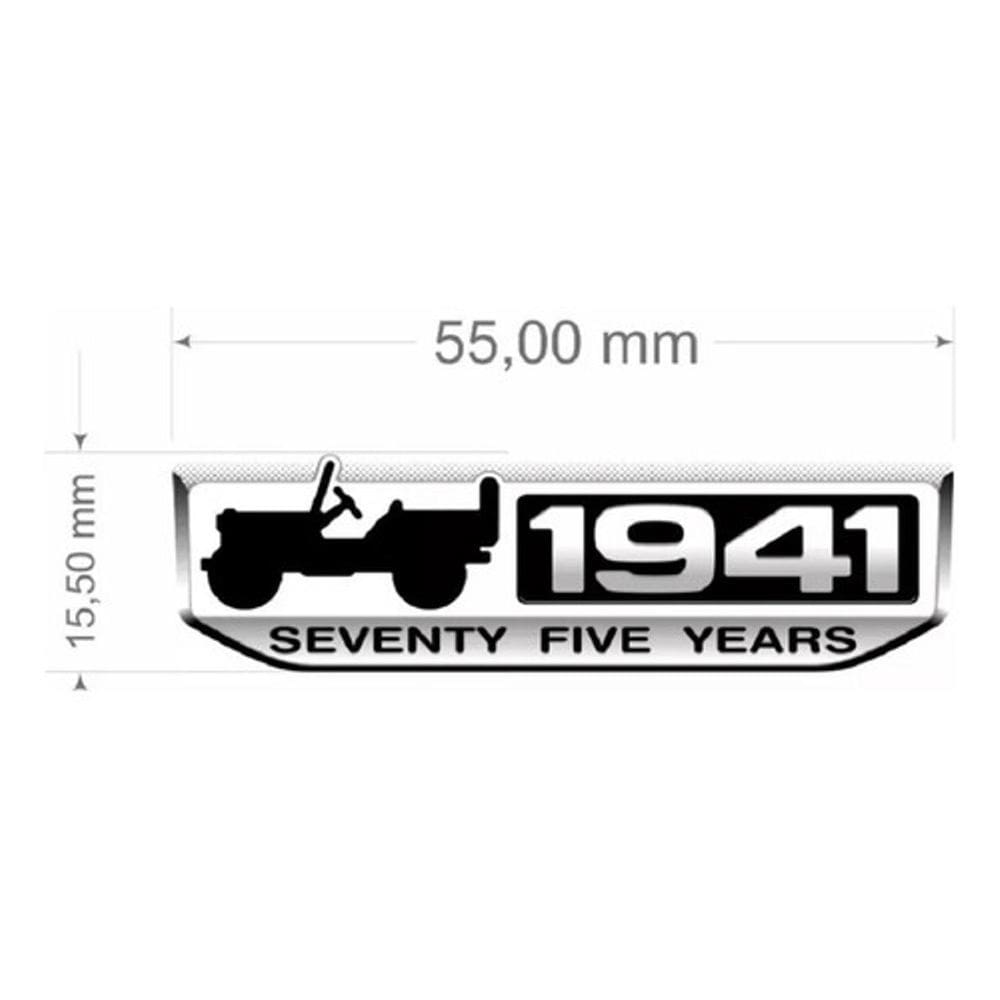 Emblema Jeep Renegade Wrangler Compass 1941 75 Anos Res11