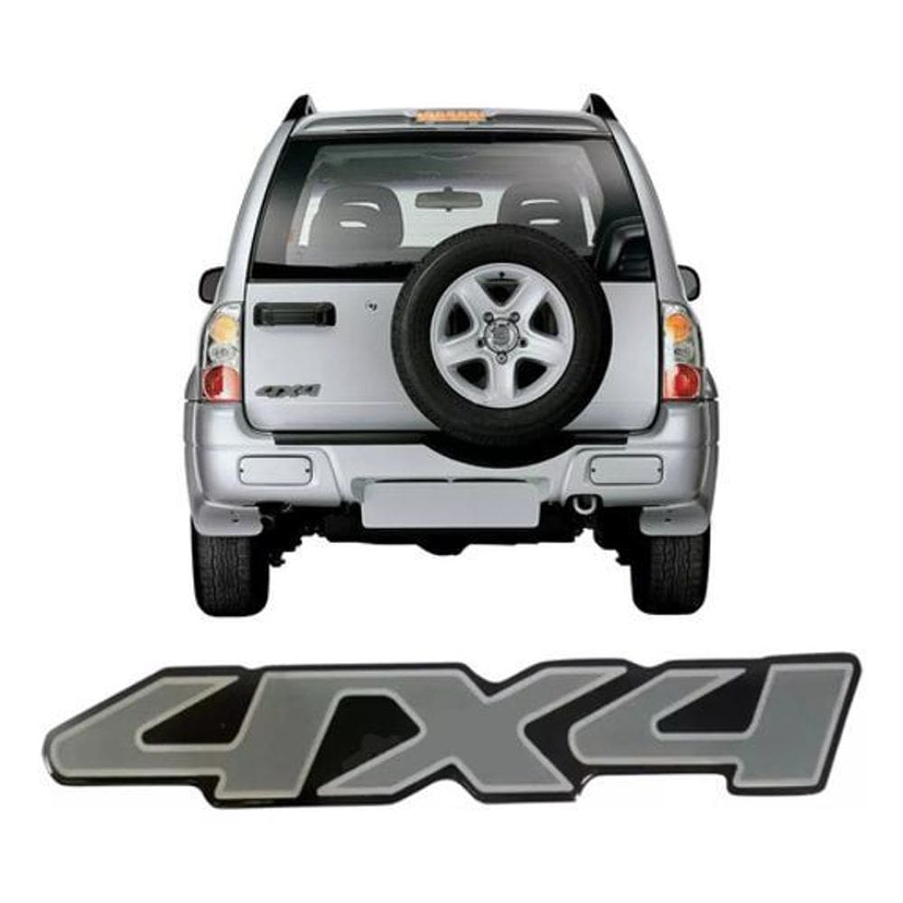 Adesivo Emblema Tracker 4X4 Resinado Trk02