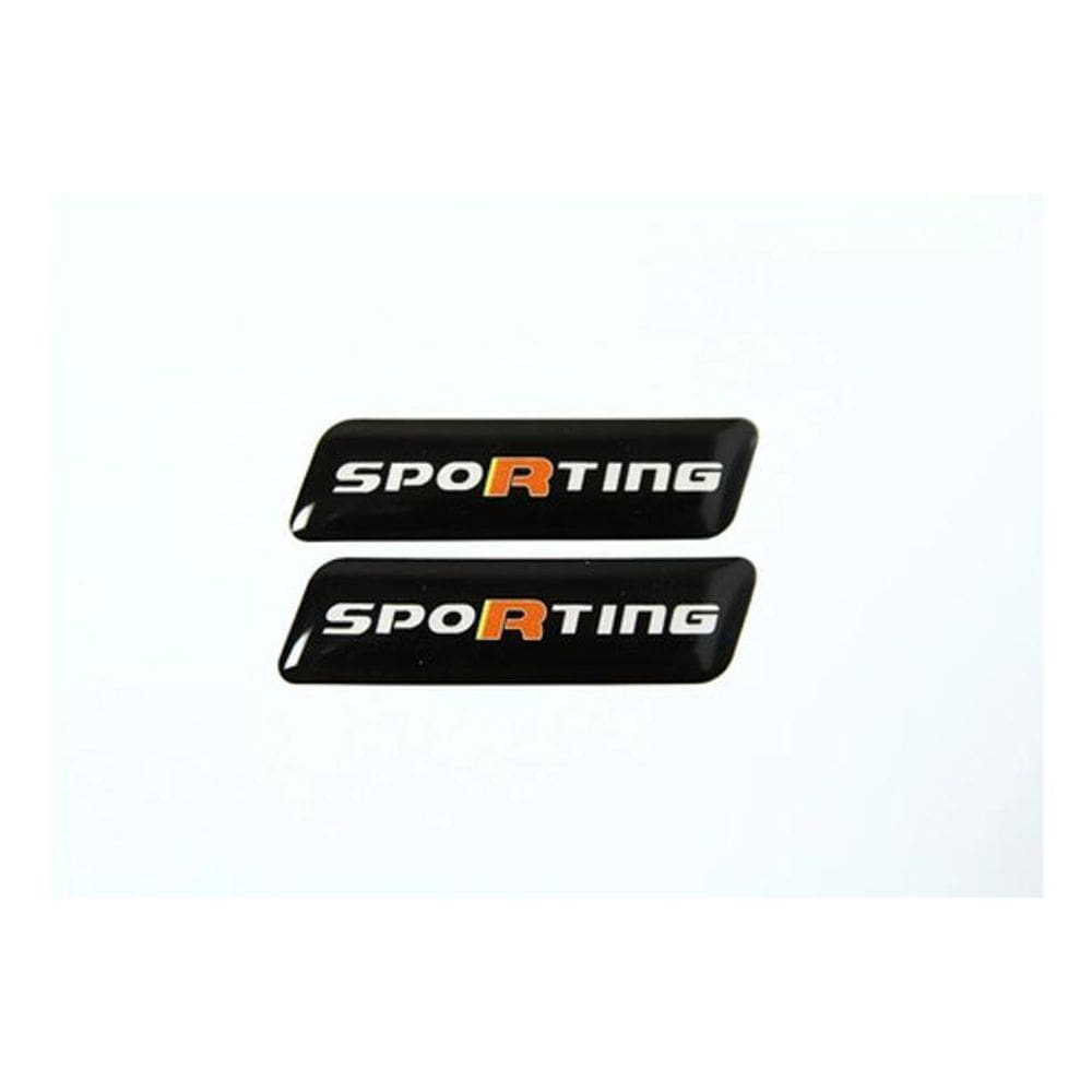 Emblema Adesivo Resinado Fiat Sporting Rs16 Fk