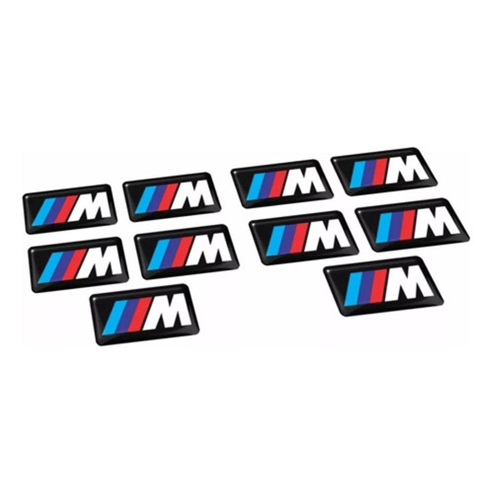 Emblema Logotipo Bmw M3 M5 M6 Kit Com 10 Und Bw38 Fk