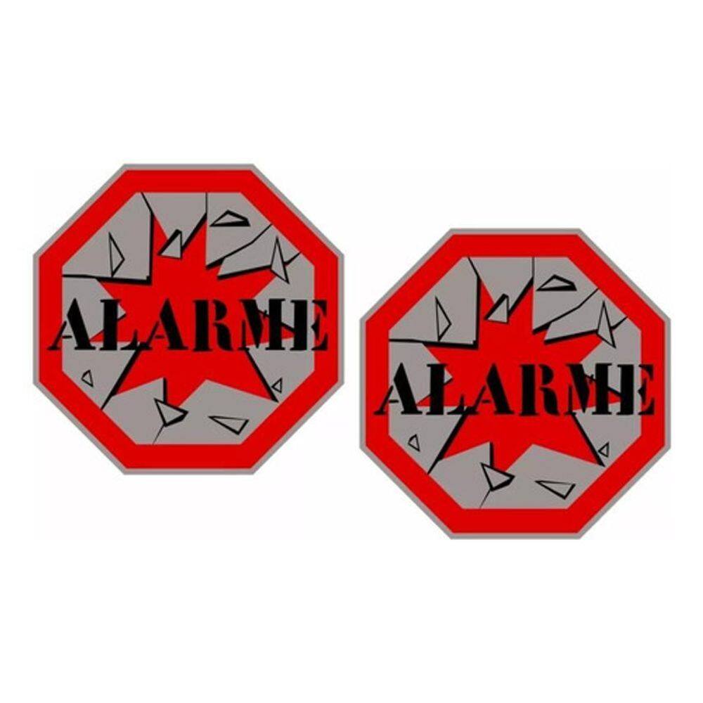 Adesivo Alarme Vidro Volks Gol Passat Parati Quadrado Alrm