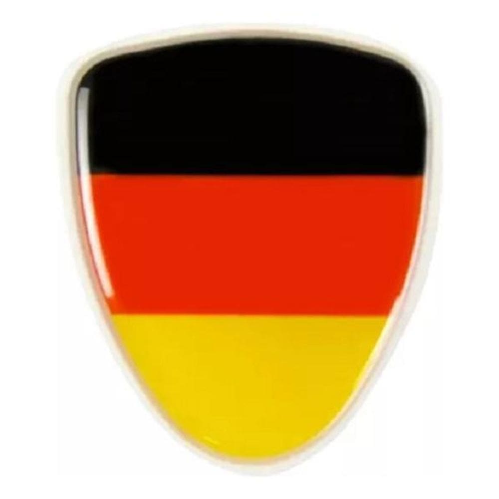 Emblema Adesivo Resinado Volkswagen Bandeira Alemanha Rs04