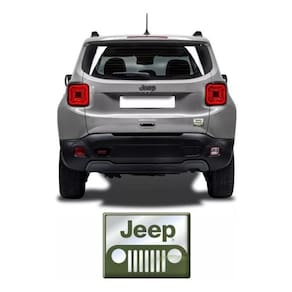 Aplique Emblema Jeep Renegade Resinado Cromado Res08 Fgc