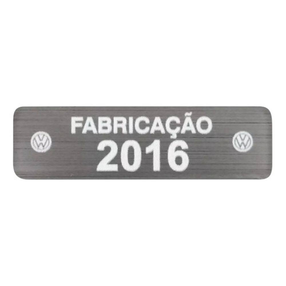 Adesivo Etiqueta Ano Fabricação Compatível Volkswagen 2016