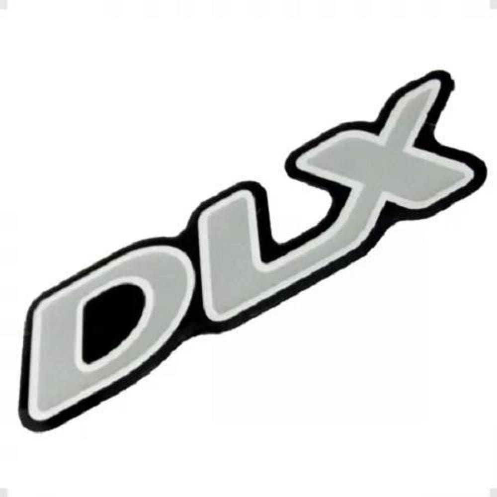 Emblema Adesivo Dlx Blazer S10 Prata Resinado Bar023