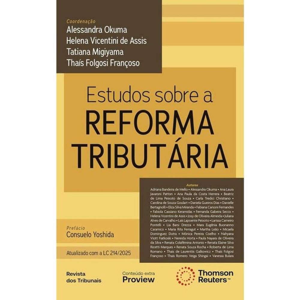 Estudos Sobre A Reforma Tributária - 2025