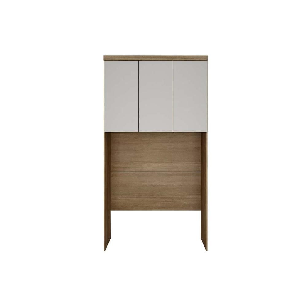 Modulado de Quarto Armário Ponte Aéreo Casal Rizon/Linea c/ 3 Portas Cumaru/Fendi 25 - Novo Horizonte