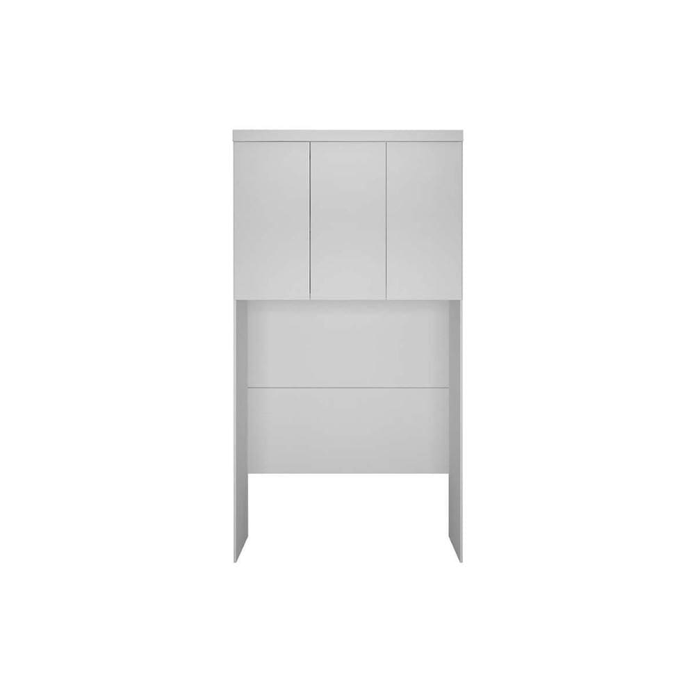 Modulado de Quarto Armário Ponte Aéreo Casal Rizon/Linea c/ 3 Portas Neve - Novo Horizonte