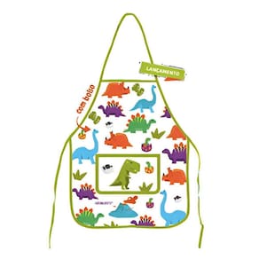 Avental Escolar Infantil Dino 79906 - Leo&leo