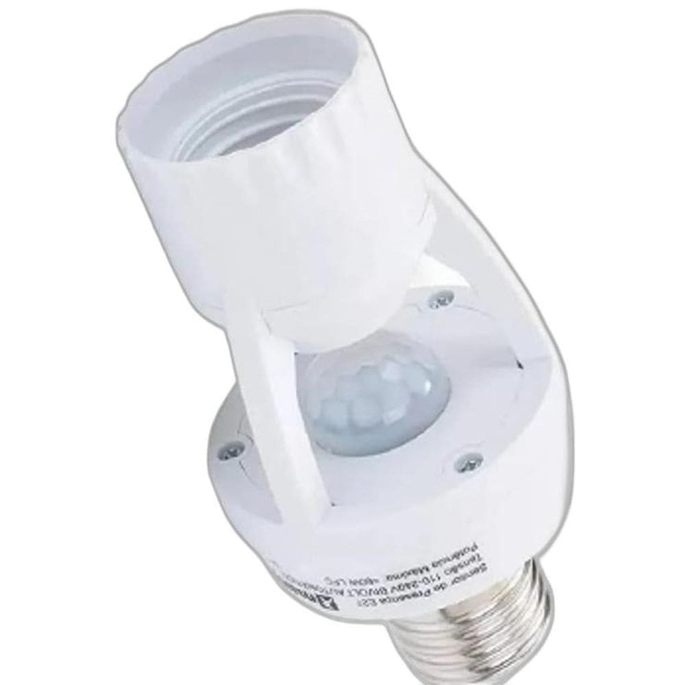 Transformação Luminosa: Soquete Sensor Presença Em Destaque