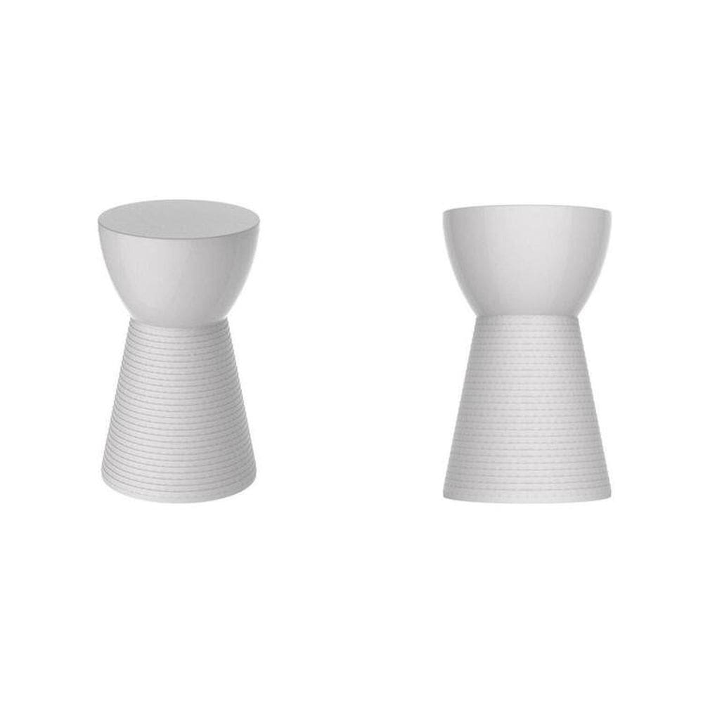 Conjunto com 2 Banquetas Sili Branco