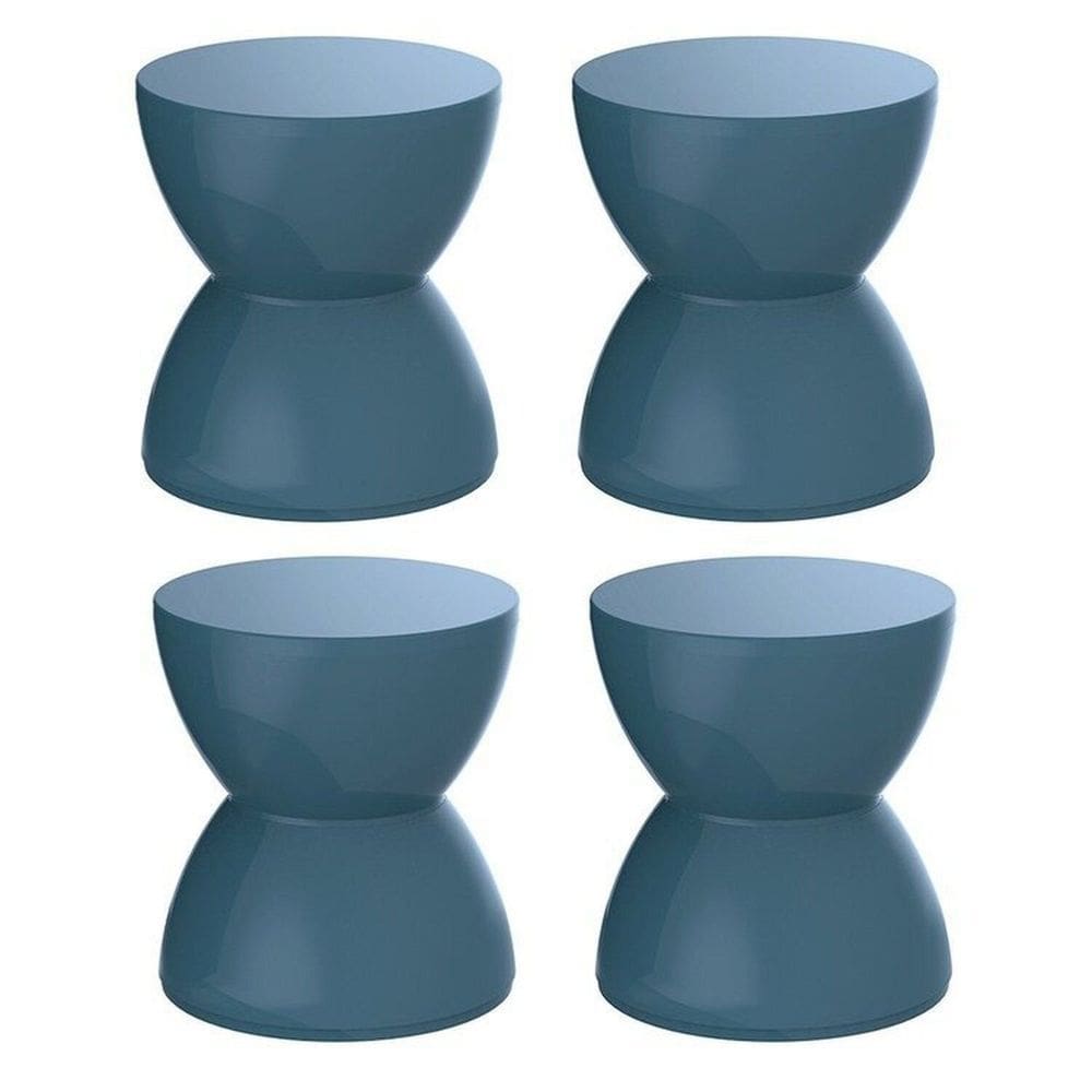 Conjunto com 4 Banquetas Hydro Lazuli
