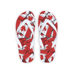 Chinelo Personalizado Países Canada – Confortável, Estiloso e Temático